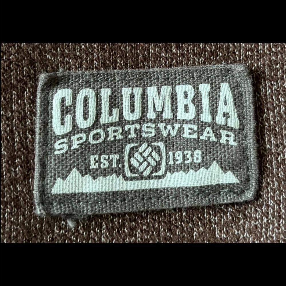 Columbia Men's Crewneck Sweater in Rich Brown Size XL - Picture 5 of 10